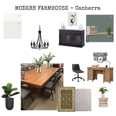 Modern Farmhouse Interior Design Mood Board by Organised Design by Carla on Style Sourcebook