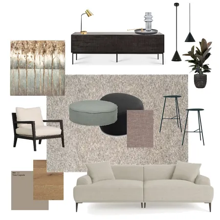 Bardon Living Room v2 Interior Design Mood Board by Kahli Jayne Designs on Style Sourcebook