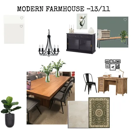 Modern Farmhouse Interior Design Mood Board by Organised Design by Carla on Style Sourcebook