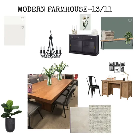 Modern Farmhouse Interior Design Mood Board by Organised Design by Carla on Style Sourcebook