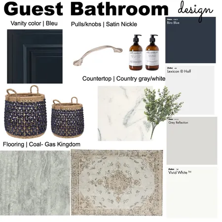 Frick Farmhouse Guest Bathroom Interior Design Mood Board by Arobison on Style Sourcebook