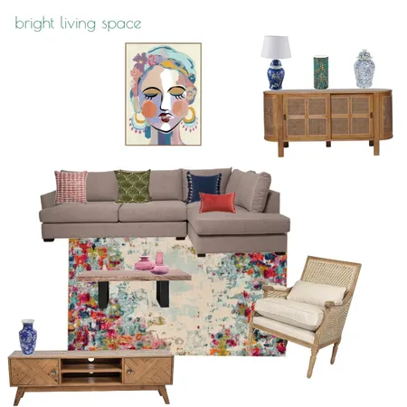 Matt and Ali bright rug Interior Design Mood Board by Megan.webb@me.com on Style Sourcebook