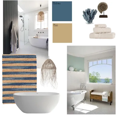 Coastal Bathroom Interior Design Mood Board by Soul Interior Design on Style Sourcebook
