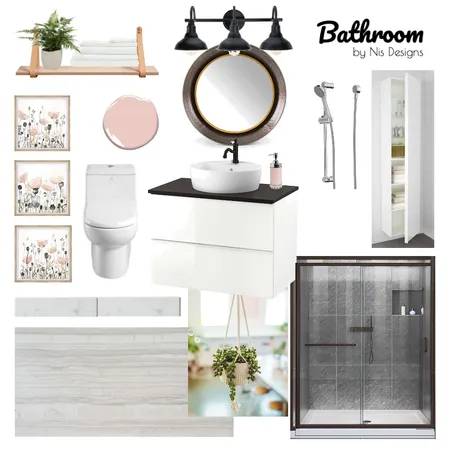 Jessica Bathroom1 Interior Design Mood Board by Nis Interiors on Style Sourcebook