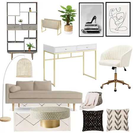 Home Office Interior Design Mood Board by Karen Noble on Style Sourcebook