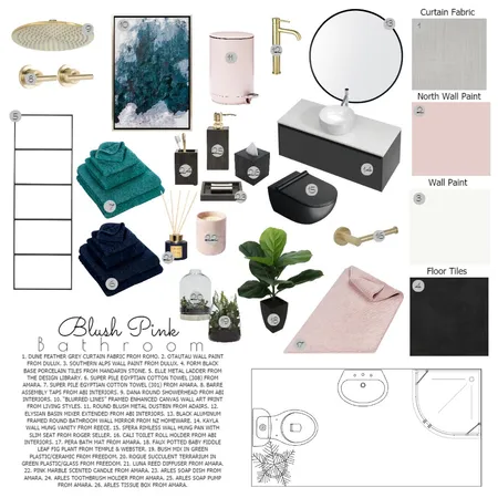 Assignment 9 - Bathroom Interior Design Mood Board by Cheyenne Croukamp on Style Sourcebook