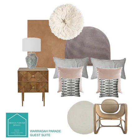 WARRAGAH PARADE GUEST SUITE (TYLA) Interior Design Mood Board by Briana Forster Design on Style Sourcebook