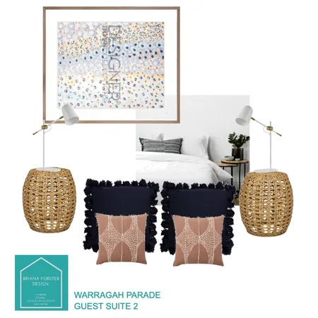 WARRAGAH PARADE GUEST SUITE (SKINNY) Interior Design Mood Board by Briana Forster Design on Style Sourcebook