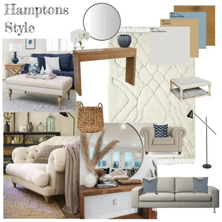 Hamptons Living Room Interior Design Mood Board by rachweaver21 on Style Sourcebook