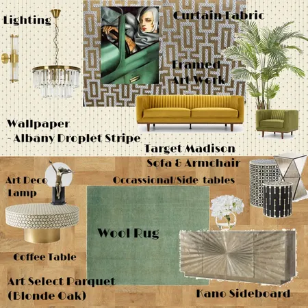 Sample Board Interior Design Mood Board by maximalistnz on Style Sourcebook