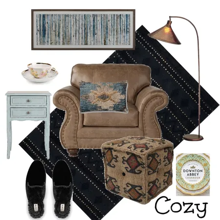 Cozy Space Interior Design Mood Board by Twist My Armoire on Style Sourcebook