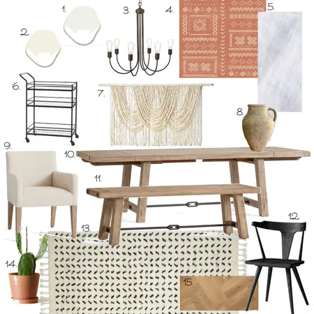 Terracotta - Dining Interior Design Mood Board by carol.m on Style Sourcebook