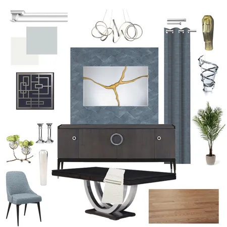 Dining Room Interior Design Mood Board by ClaudeA on Style Sourcebook