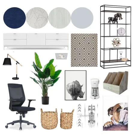 Adele Home Office Interior Design Mood Board by cassidybarwell on Style Sourcebook