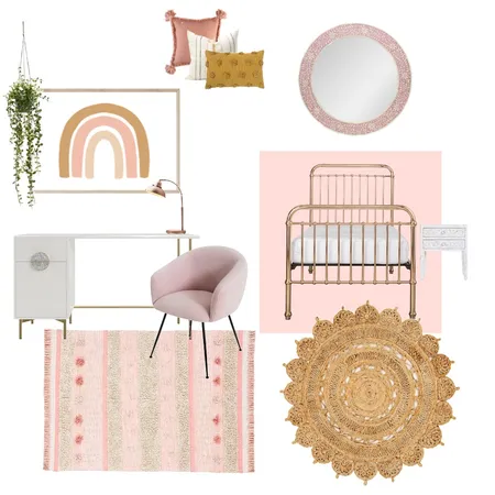 Reni Girls Bedroom 1 Interior Design Mood Board by Simplestyling on Style Sourcebook