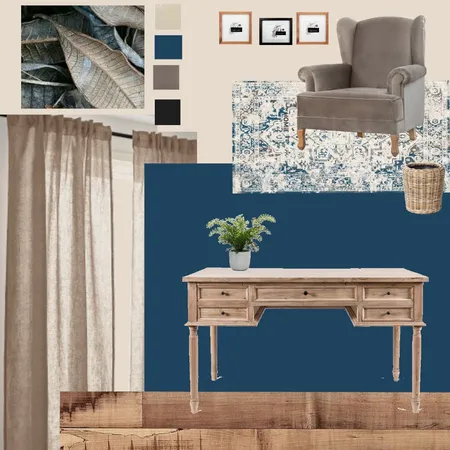 חדר עבודה 23.11 כחול רויאל Interior Design Mood Board by Efrat shamgar on Style Sourcebook