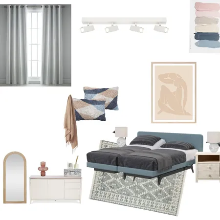 לוח חומרים חדר שינה  - 1 Interior Design Mood Board by MorSimanTov on Style Sourcebook