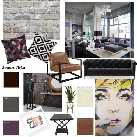 Urban Chic Mood Board Interior Design Mood Board by Abaia on Style Sourcebook