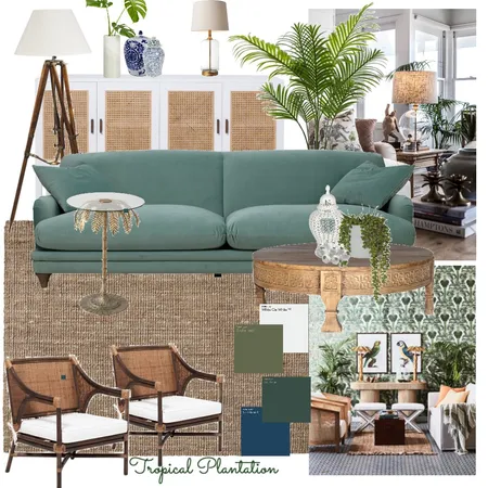 Tropical Plantation III Interior Design Mood Board by Manea Interior Design & Styling on Style Sourcebook