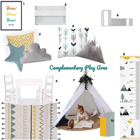 Complementary Play Area Interior Design Mood Board by nazrana786 on Style Sourcebook