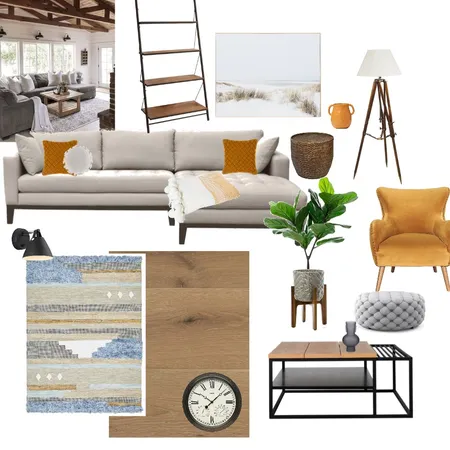 Modern Farmhouse Interior Design Mood Board by Sherry Danielson on Style Sourcebook