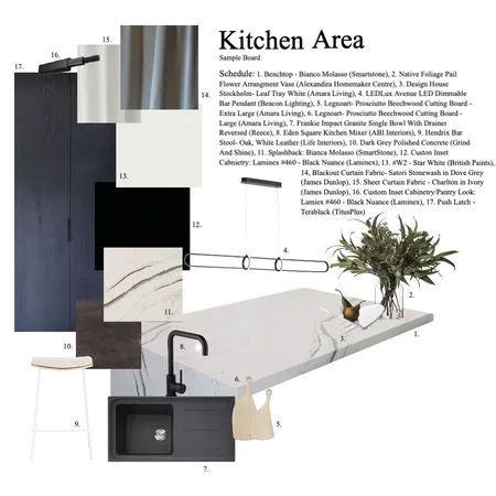 Mood Board Mod 9 - Kitchen Interior Design Mood Board by SamanthaRitchieInteriors on Style Sourcebook