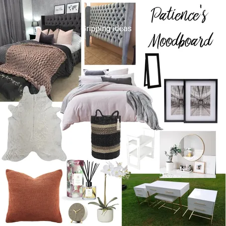 Patience's Bedroom Moodboard Interior Design Mood Board by Rukudzo Amandah on Style Sourcebook