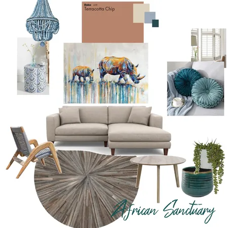 African chique Interior Design Mood Board by Beautystartsat209 on Style Sourcebook