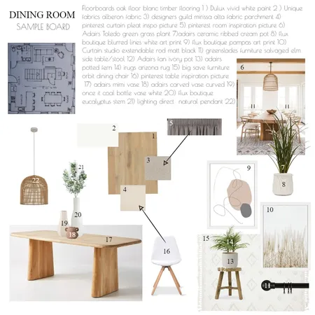 dining room sample board Interior Design Mood Board by Amy_RC on Style Sourcebook