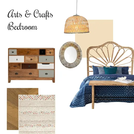 Arts and Crafts Bedroom Interior Design Mood Board by Michelle Drake on Style Sourcebook