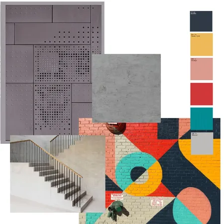 industrial graphity Interior Design Mood Board by Maayan Rauch Interior Design on Style Sourcebook