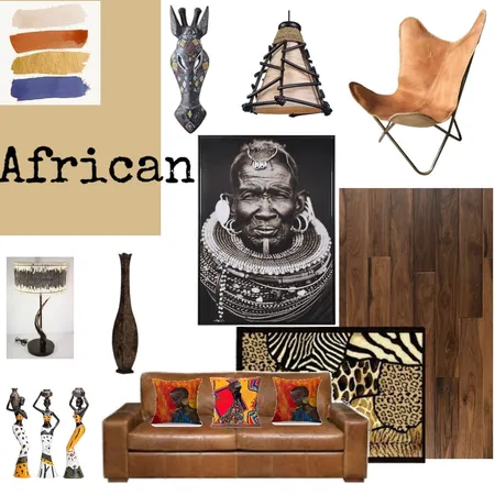 African Interior Design Mood Board by nmasterson001@gmail.com on Style Sourcebook