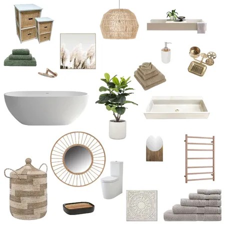 soft neutrals / bathroom Interior Design Mood Board by Tamaraimbaby on Style Sourcebook