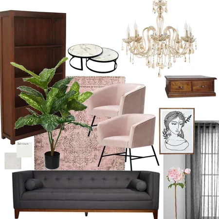 Pink carpet Interior Design Mood Board by SIAA on Style Sourcebook