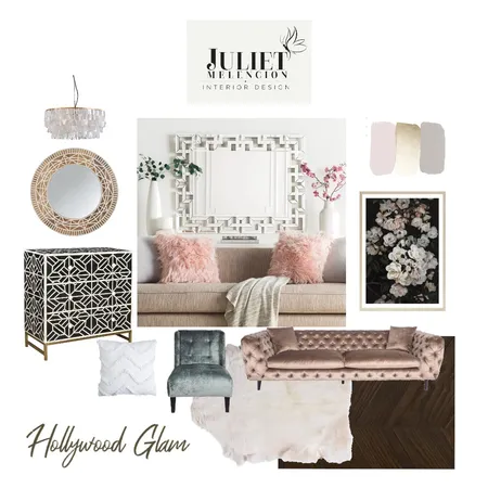 Hollywood Glam Interior Design Interior Design Mood Board by JulietM Interior Designs on Style Sourcebook