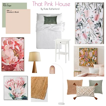 That Pink House Interior Design Mood Board by katerutherford on Style Sourcebook