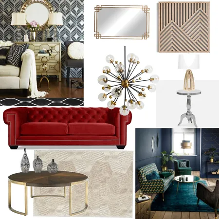 Art Deco Mood Board Final Interior Design Mood Board by alessiat on Style Sourcebook