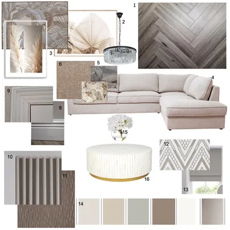 module 9 - living room Interior Design Mood Board by rakayaharding on Style Sourcebook