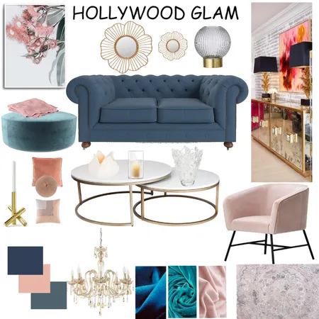 hollywood gram Interior Design Mood Board by MOONY RABIE on Style Sourcebook