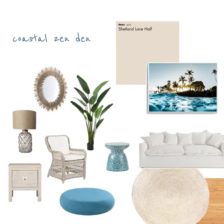 Coastal Zen Den Interior Design Mood Board by jacintareid on Style Sourcebook