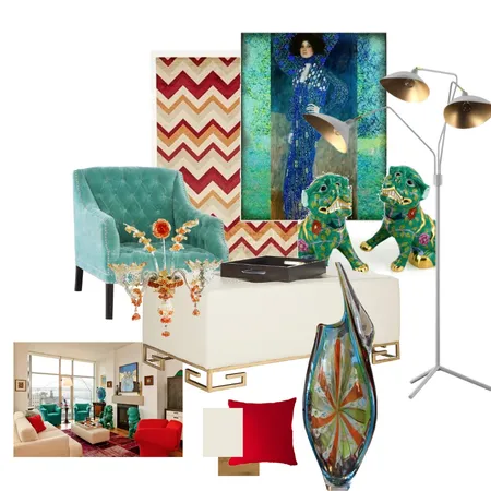 1 LR ECL Green Lions Interior Design Mood Board by SIAA on Style Sourcebook