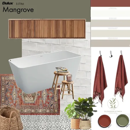 Bathroom Interior Design Mood Board by Oleander & Finch Interiors on Style Sourcebook