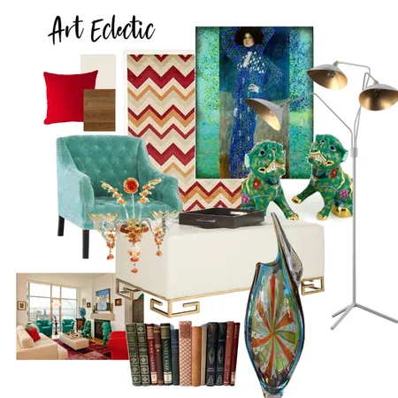 Eclectic Art Interior Design Mood Board by SIAA on Style Sourcebook