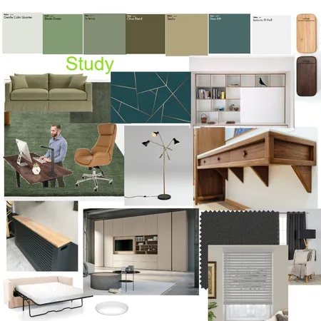 STUDY Interior Design Mood Board by rachna mody on Style Sourcebook