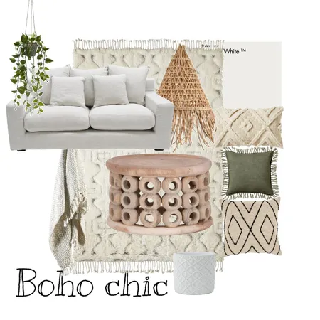 boho chic Interior Design Mood Board by evasaunders on Style Sourcebook