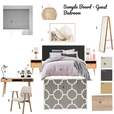 Guest Bedroom Interior Design Mood Board by Nelly_s on Style Sourcebook