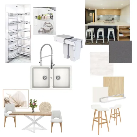 Oak/White Kitchen Interior Design Mood Board by Häfele Home on Style Sourcebook