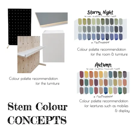 STEM Colour Scheme Interior Design Mood Board by Boutique Yellow Interior Decoration & Design on Style Sourcebook