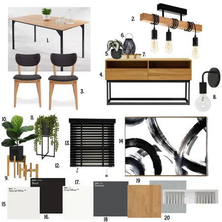 Gregory Dining Room Interior Design Mood Board by lydiapayne on Style Sourcebook