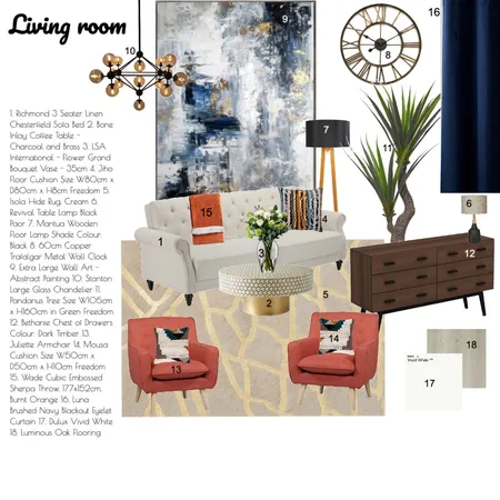 Living Room Interior Design Mood Board by silver_hazel on Style Sourcebook